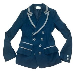 3.1 Phillip Lim Tailored Wool Blazer with Contrast Detail